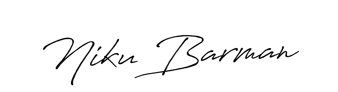 How to make Niku Barman signature? Antro_Vectra_Bolder is a professional autograph style. Create handwritten signature for Niku Barman name. Niku Barman signature style 7 images and pictures png