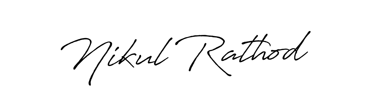 The best way (Antro_Vectra_Bolder) to make a short signature is to pick only two or three words in your name. The name Nikul Rathod include a total of six letters. For converting this name. Nikul Rathod signature style 7 images and pictures png