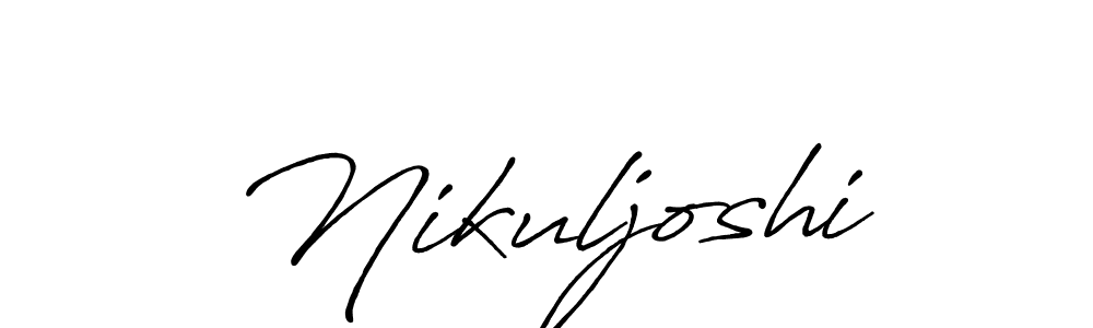 The best way (Antro_Vectra_Bolder) to make a short signature is to pick only two or three words in your name. The name Nikuljoshi include a total of six letters. For converting this name. Nikuljoshi signature style 7 images and pictures png