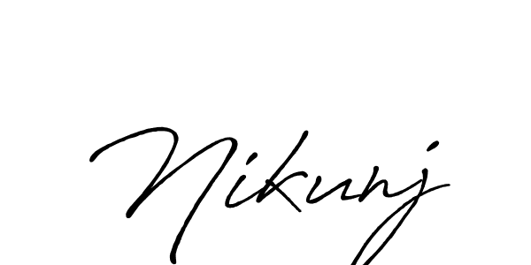 if you are searching for the best signature style for your name Nikunj. so please give up your signature search. here we have designed multiple signature styles  using Antro_Vectra_Bolder. Nikunj signature style 7 images and pictures png