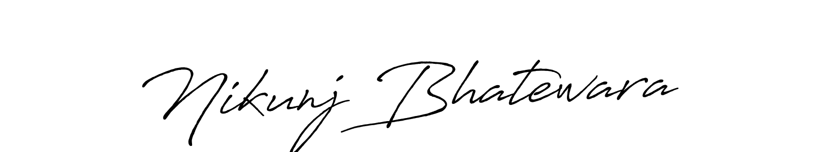 Make a beautiful signature design for name Nikunj Bhatewara. Use this online signature maker to create a handwritten signature for free. Nikunj Bhatewara signature style 7 images and pictures png