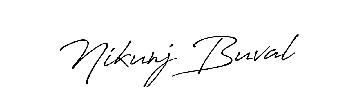 Antro_Vectra_Bolder is a professional signature style that is perfect for those who want to add a touch of class to their signature. It is also a great choice for those who want to make their signature more unique. Get Nikunj Buval name to fancy signature for free. Nikunj Buval signature style 7 images and pictures png