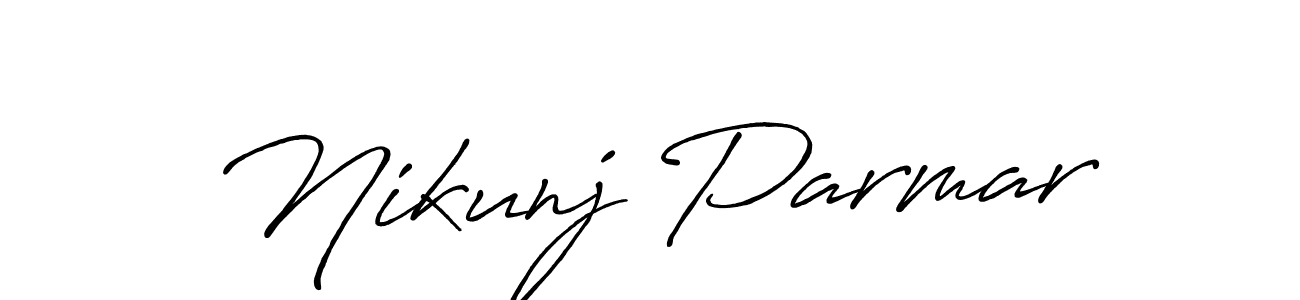 You can use this online signature creator to create a handwritten signature for the name Nikunj Parmar. This is the best online autograph maker. Nikunj Parmar signature style 7 images and pictures png