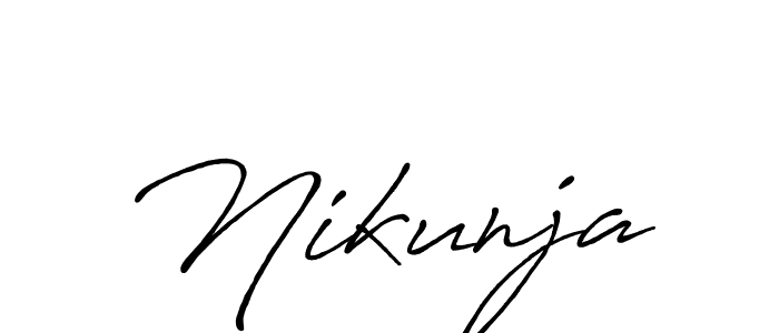 Once you've used our free online signature maker to create your best signature Antro_Vectra_Bolder style, it's time to enjoy all of the benefits that Nikunja name signing documents. Nikunja signature style 7 images and pictures png