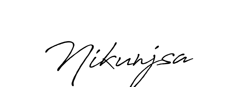 It looks lik you need a new signature style for name Nikunjsa. Design unique handwritten (Antro_Vectra_Bolder) signature with our free signature maker in just a few clicks. Nikunjsa signature style 7 images and pictures png