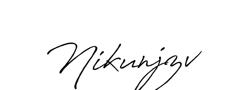 It looks lik you need a new signature style for name Nikunjzv. Design unique handwritten (Antro_Vectra_Bolder) signature with our free signature maker in just a few clicks. Nikunjzv signature style 7 images and pictures png