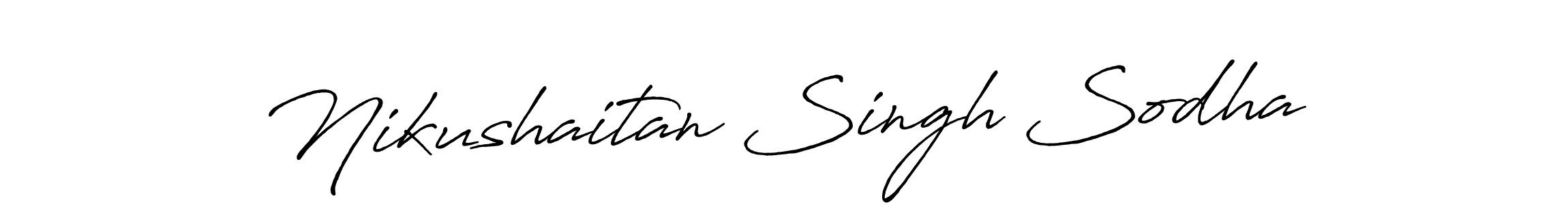 How to Draw Nikushaitan Singh Sodha signature style? Antro_Vectra_Bolder is a latest design signature styles for name Nikushaitan Singh Sodha. Nikushaitan Singh Sodha signature style 7 images and pictures png