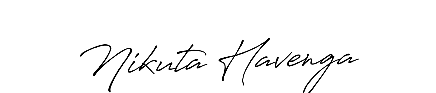 Also You can easily find your signature by using the search form. We will create Nikuta Havenga name handwritten signature images for you free of cost using Antro_Vectra_Bolder sign style. Nikuta Havenga signature style 7 images and pictures png