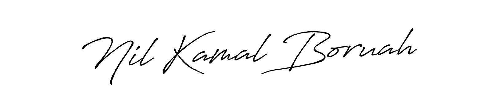How to make Nil Kamal Boruah signature? Antro_Vectra_Bolder is a professional autograph style. Create handwritten signature for Nil Kamal Boruah name. Nil Kamal Boruah signature style 7 images and pictures png