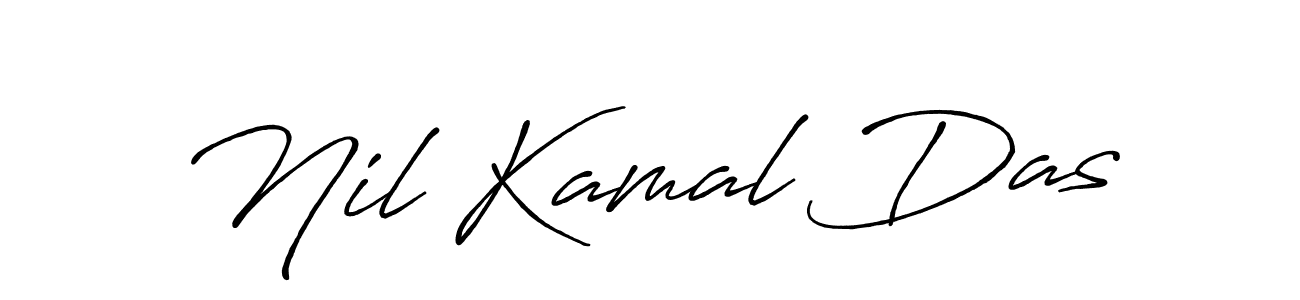 Create a beautiful signature design for name Nil Kamal Das. With this signature (Antro_Vectra_Bolder) fonts, you can make a handwritten signature for free. Nil Kamal Das signature style 7 images and pictures png
