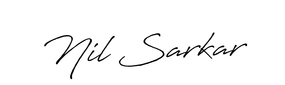 Use a signature maker to create a handwritten signature online. With this signature software, you can design (Antro_Vectra_Bolder) your own signature for name Nil Sarkar. Nil Sarkar signature style 7 images and pictures png