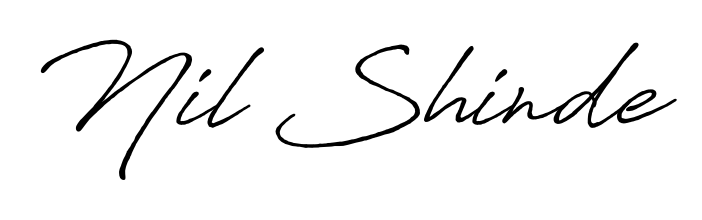 Try this chic Nil Shinde handwritten sign style. Using Antro_Vectra_Bolder font elements, it gives your name a sleek, memorable identity. Nil Shinde signature style 7 images and pictures png