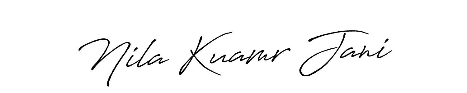 Check out images of Autograph of Nila Kuamr Jani name. Actor Nila Kuamr Jani Signature Style. Antro_Vectra_Bolder is a professional sign style online. Nila Kuamr Jani signature style 7 images and pictures png