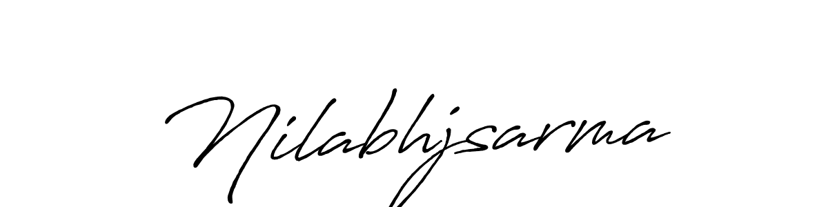 You can use this online signature creator to create a handwritten signature for the name Nilabhjsarma. This is the best online autograph maker. Nilabhjsarma signature style 7 images and pictures png