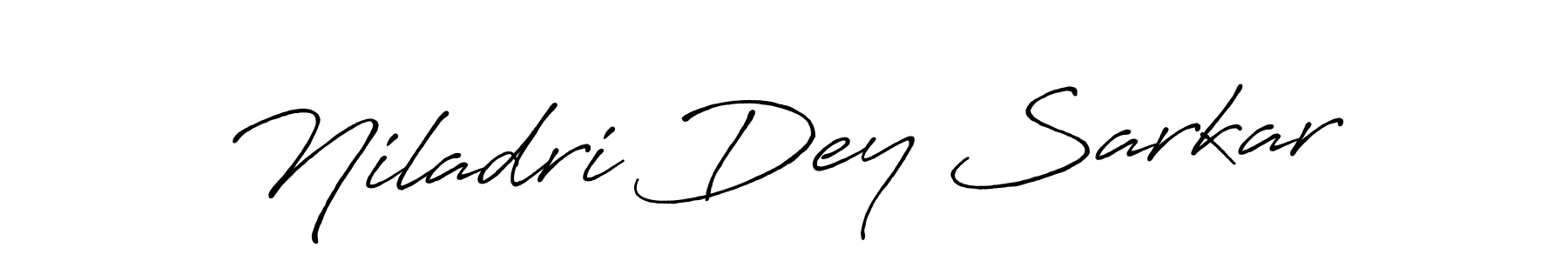 It looks lik you need a new signature style for name Niladri Dey Sarkar. Design unique handwritten (Antro_Vectra_Bolder) signature with our free signature maker in just a few clicks. Niladri Dey Sarkar signature style 7 images and pictures png