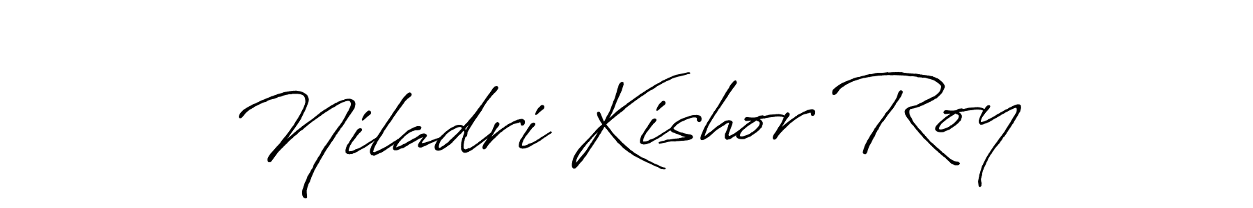 if you are searching for the best signature style for your name Niladri Kishor Roy. so please give up your signature search. here we have designed multiple signature styles  using Antro_Vectra_Bolder. Niladri Kishor Roy signature style 7 images and pictures png