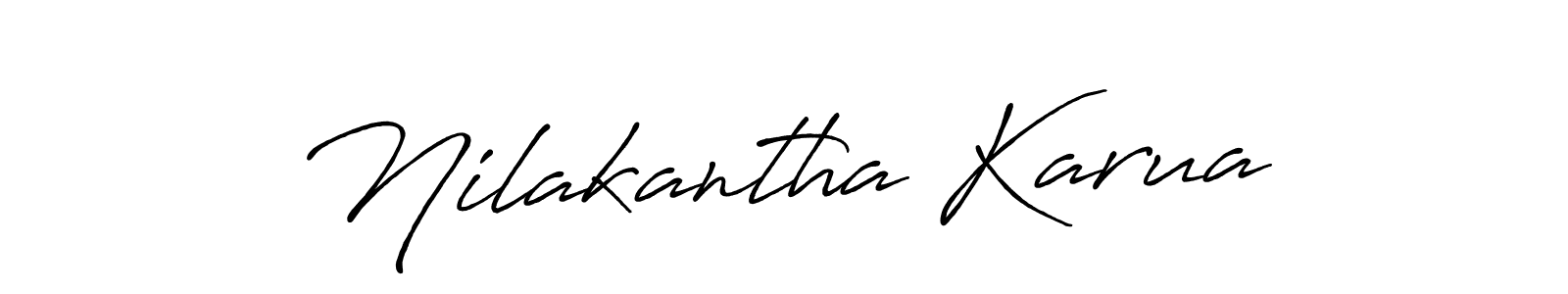 How to make Nilakantha Karua signature? Antro_Vectra_Bolder is a professional autograph style. Create handwritten signature for Nilakantha Karua name. Nilakantha Karua signature style 7 images and pictures png