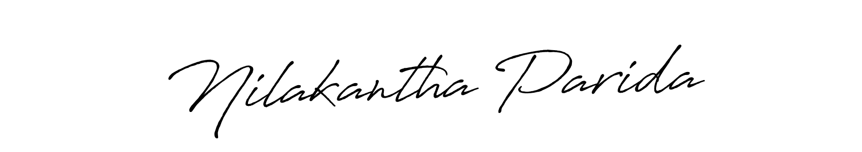 How to make Nilakantha Parida name signature. Use Antro_Vectra_Bolder style for creating short signs online. This is the latest handwritten sign. Nilakantha Parida signature style 7 images and pictures png