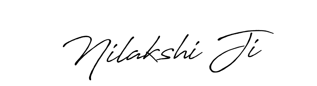 Also we have Nilakshi Ji name is the best signature style. Create professional handwritten signature collection using Antro_Vectra_Bolder autograph style. Nilakshi Ji signature style 7 images and pictures png