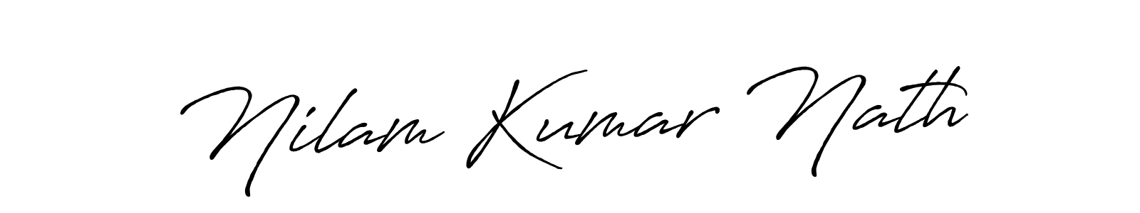 Make a beautiful signature design for name Nilam Kumar Nath. Use this online signature maker to create a handwritten signature for free. Nilam Kumar Nath signature style 7 images and pictures png