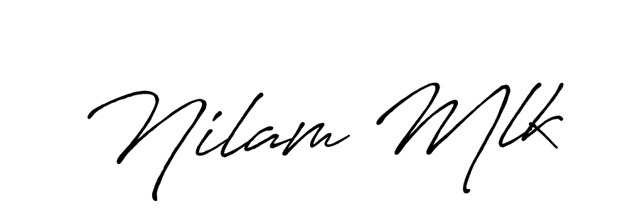 You can use this online signature creator to create a handwritten signature for the name Nilam Mlk. This is the best online autograph maker. Nilam Mlk signature style 7 images and pictures png