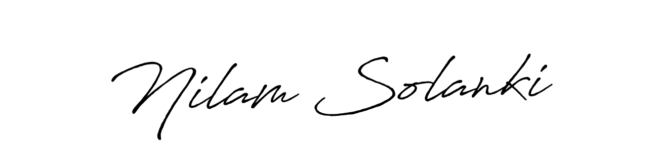 How to Draw Nilam Solanki signature style? Antro_Vectra_Bolder is a latest design signature styles for name Nilam Solanki. Nilam Solanki signature style 7 images and pictures png