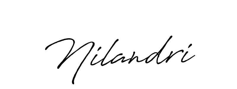 Use a signature maker to create a handwritten signature online. With this signature software, you can design (Antro_Vectra_Bolder) your own signature for name Nilandri. Nilandri signature style 7 images and pictures png