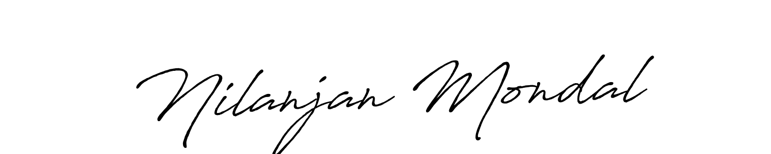 Nilanjan Mondal stylish signature style. Best Handwritten Sign (Antro_Vectra_Bolder) for my name. Handwritten Signature Collection Ideas for my name Nilanjan Mondal. Nilanjan Mondal signature style 7 images and pictures png