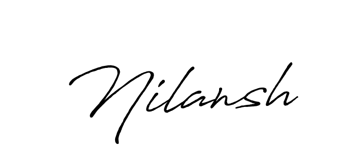 Also You can easily find your signature by using the search form. We will create Nilansh name handwritten signature images for you free of cost using Antro_Vectra_Bolder sign style. Nilansh signature style 7 images and pictures png
