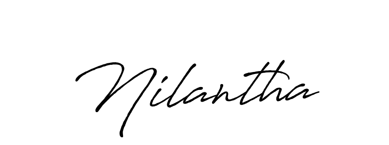 It looks lik you need a new signature style for name Nilantha. Design unique handwritten (Antro_Vectra_Bolder) signature with our free signature maker in just a few clicks. Nilantha signature style 7 images and pictures png