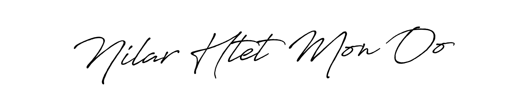 if you are searching for the best signature style for your name Nilar Htet Mon Oo. so please give up your signature search. here we have designed multiple signature styles  using Antro_Vectra_Bolder. Nilar Htet Mon Oo signature style 7 images and pictures png