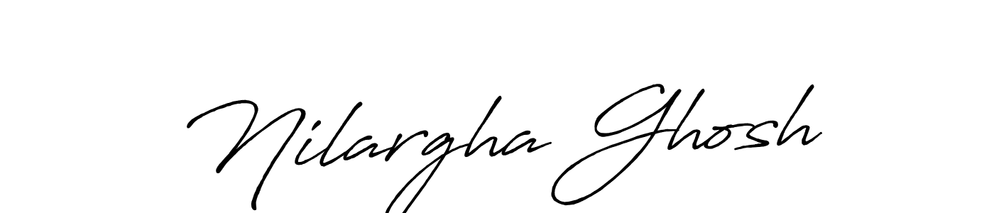 Also we have Nilargha Ghosh name is the best signature style. Create professional handwritten signature collection using Antro_Vectra_Bolder autograph style. Nilargha Ghosh signature style 7 images and pictures png