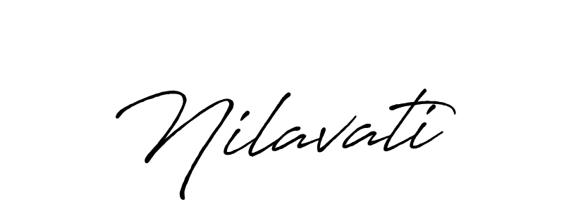 The best way (Antro_Vectra_Bolder) to make a short signature is to pick only two or three words in your name. The name Nilavati include a total of six letters. For converting this name. Nilavati signature style 7 images and pictures png