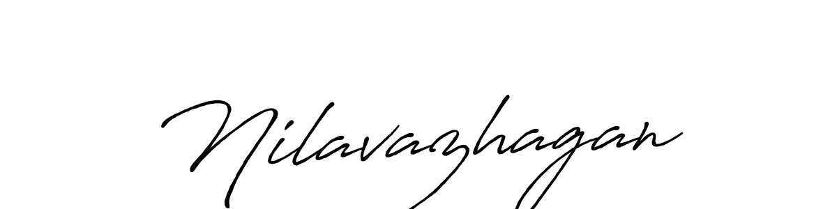 Create a beautiful signature design for name Nilavazhagan. With this signature (Antro_Vectra_Bolder) fonts, you can make a handwritten signature for free. Nilavazhagan signature style 7 images and pictures png