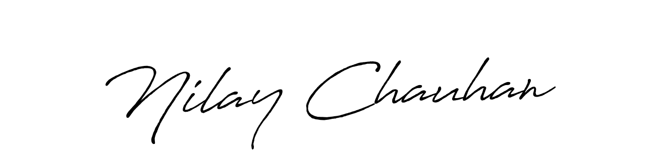Design your own signature with our free online signature maker. With this signature software, you can create a handwritten (Antro_Vectra_Bolder) signature for name Nilay Chauhan. Nilay Chauhan signature style 7 images and pictures png