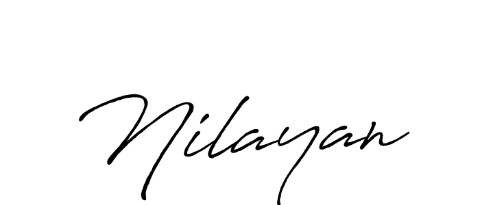 How to make Nilayan signature? Antro_Vectra_Bolder is a professional autograph style. Create handwritten signature for Nilayan name. Nilayan signature style 7 images and pictures png