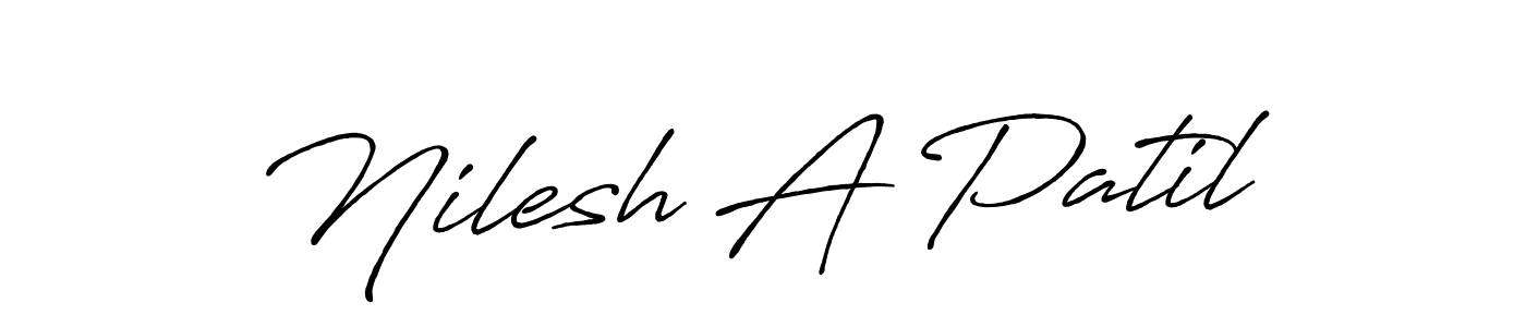 Here are the top 10 professional signature styles for the name Nilesh A Patil. These are the best autograph styles you can use for your name. Nilesh A Patil signature style 7 images and pictures png