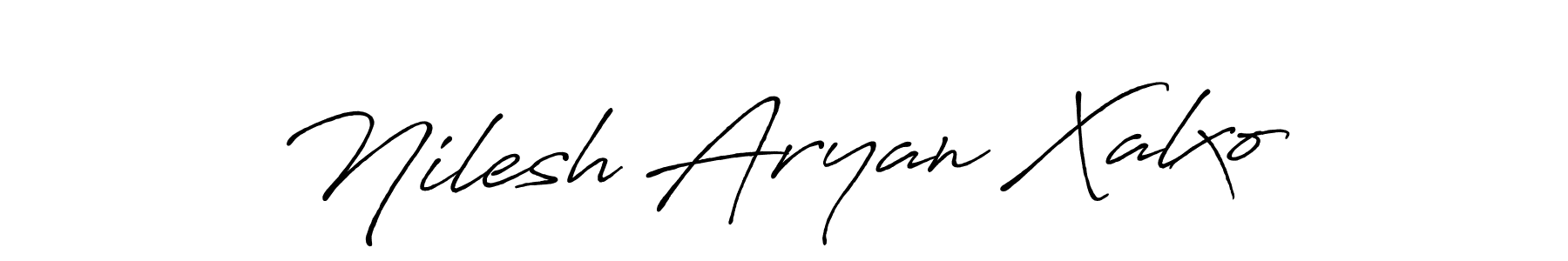 Also You can easily find your signature by using the search form. We will create Nilesh Aryan Xalxo name handwritten signature images for you free of cost using Antro_Vectra_Bolder sign style. Nilesh Aryan Xalxo signature style 7 images and pictures png