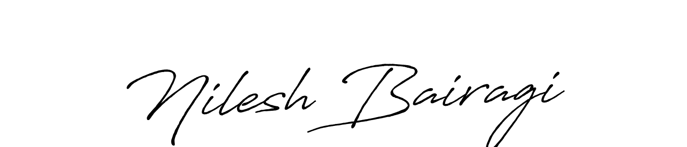 Once you've used our free online signature maker to create your best signature Antro_Vectra_Bolder style, it's time to enjoy all of the benefits that Nilesh Bairagi name signing documents. Nilesh Bairagi signature style 7 images and pictures png