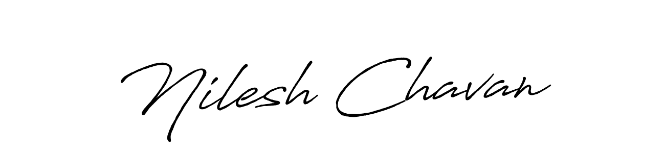 Also You can easily find your signature by using the search form. We will create Nilesh Chavan name handwritten signature images for you free of cost using Antro_Vectra_Bolder sign style. Nilesh Chavan signature style 7 images and pictures png