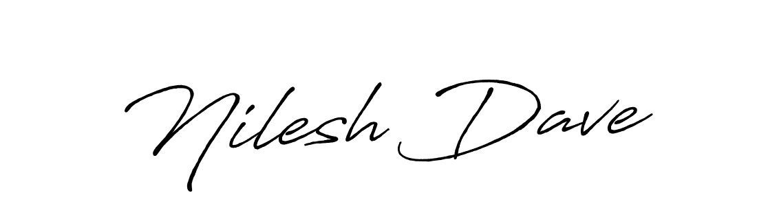 Make a beautiful signature design for name Nilesh Dave. Use this online signature maker to create a handwritten signature for free. Nilesh Dave signature style 7 images and pictures png