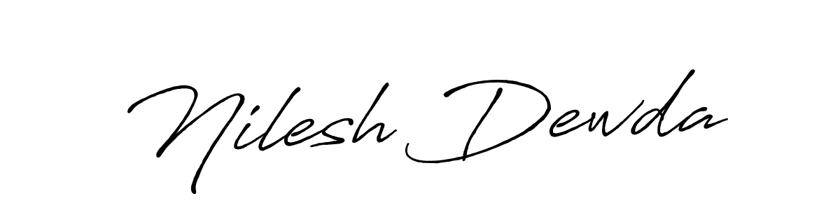Make a short Nilesh Dewda signature style. Manage your documents anywhere anytime using Antro_Vectra_Bolder. Create and add eSignatures, submit forms, share and send files easily. Nilesh Dewda signature style 7 images and pictures png