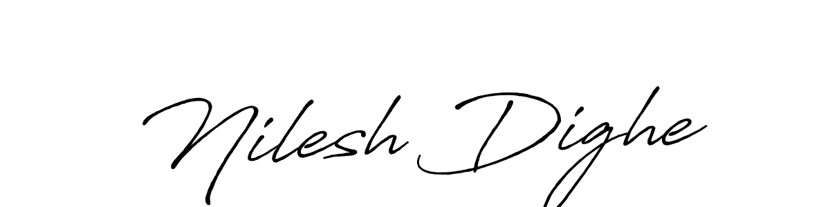 if you are searching for the best signature style for your name Nilesh Dighe. so please give up your signature search. here we have designed multiple signature styles  using Antro_Vectra_Bolder. Nilesh Dighe signature style 7 images and pictures png