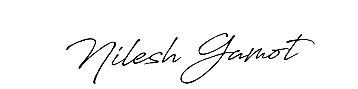 Check out images of Autograph of Nilesh Gamot name. Actor Nilesh Gamot Signature Style. Antro_Vectra_Bolder is a professional sign style online. Nilesh Gamot signature style 7 images and pictures png