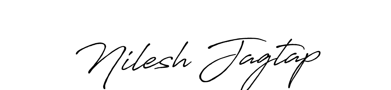 You should practise on your own different ways (Antro_Vectra_Bolder) to write your name (Nilesh Jagtap) in signature. don't let someone else do it for you. Nilesh Jagtap signature style 7 images and pictures png