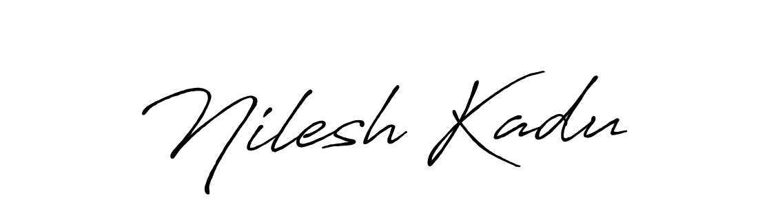 Once you've used our free online signature maker to create your best signature Antro_Vectra_Bolder style, it's time to enjoy all of the benefits that Nilesh Kadu name signing documents. Nilesh Kadu signature style 7 images and pictures png