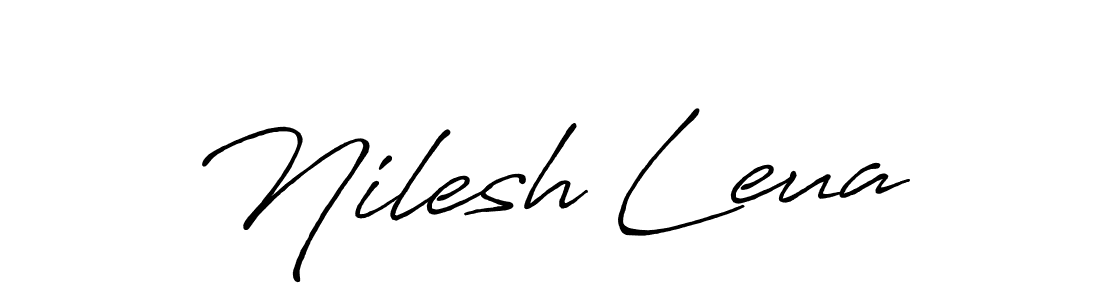 Make a beautiful signature design for name Nilesh Leua. Use this online signature maker to create a handwritten signature for free. Nilesh Leua signature style 7 images and pictures png