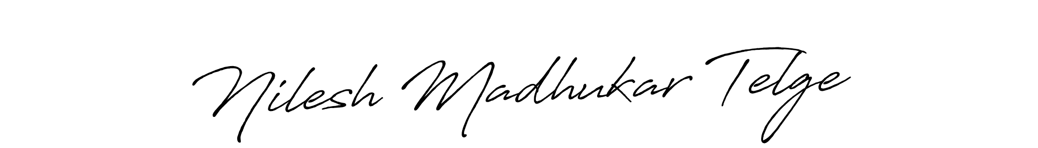 Also we have Nilesh Madhukar Telge name is the best signature style. Create professional handwritten signature collection using Antro_Vectra_Bolder autograph style. Nilesh Madhukar Telge signature style 7 images and pictures png