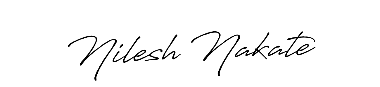 Make a beautiful signature design for name Nilesh Nakate. Use this online signature maker to create a handwritten signature for free. Nilesh Nakate signature style 7 images and pictures png