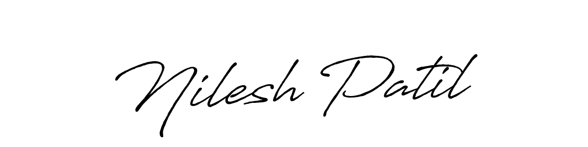 Make a beautiful signature design for name Nilesh Patil. Use this online signature maker to create a handwritten signature for free. Nilesh Patil signature style 7 images and pictures png